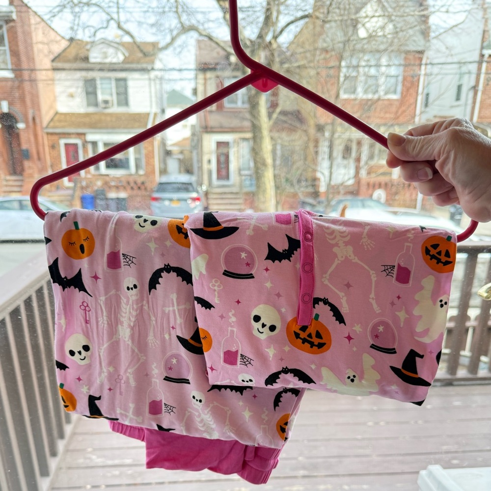 Little Sleepies Pink Halloween Pj’s